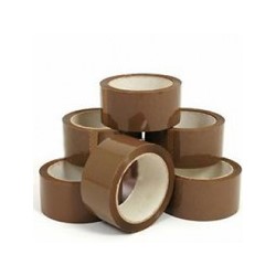 48mm x 66m brown adhesive tape