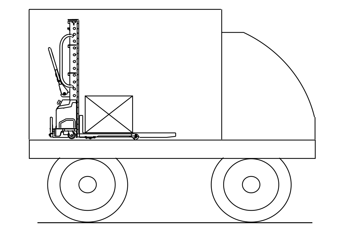 Self-lifting electric stacker loading and operation instructions