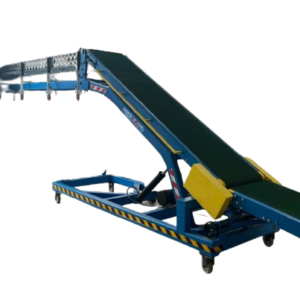 Truck unloader conveyor