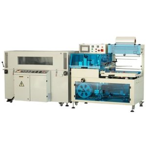 SHRINKCOMBO shrink wrapping line with side sealer and shrink tunnel