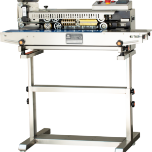 F150PM continuous band sealer with inkjet printer